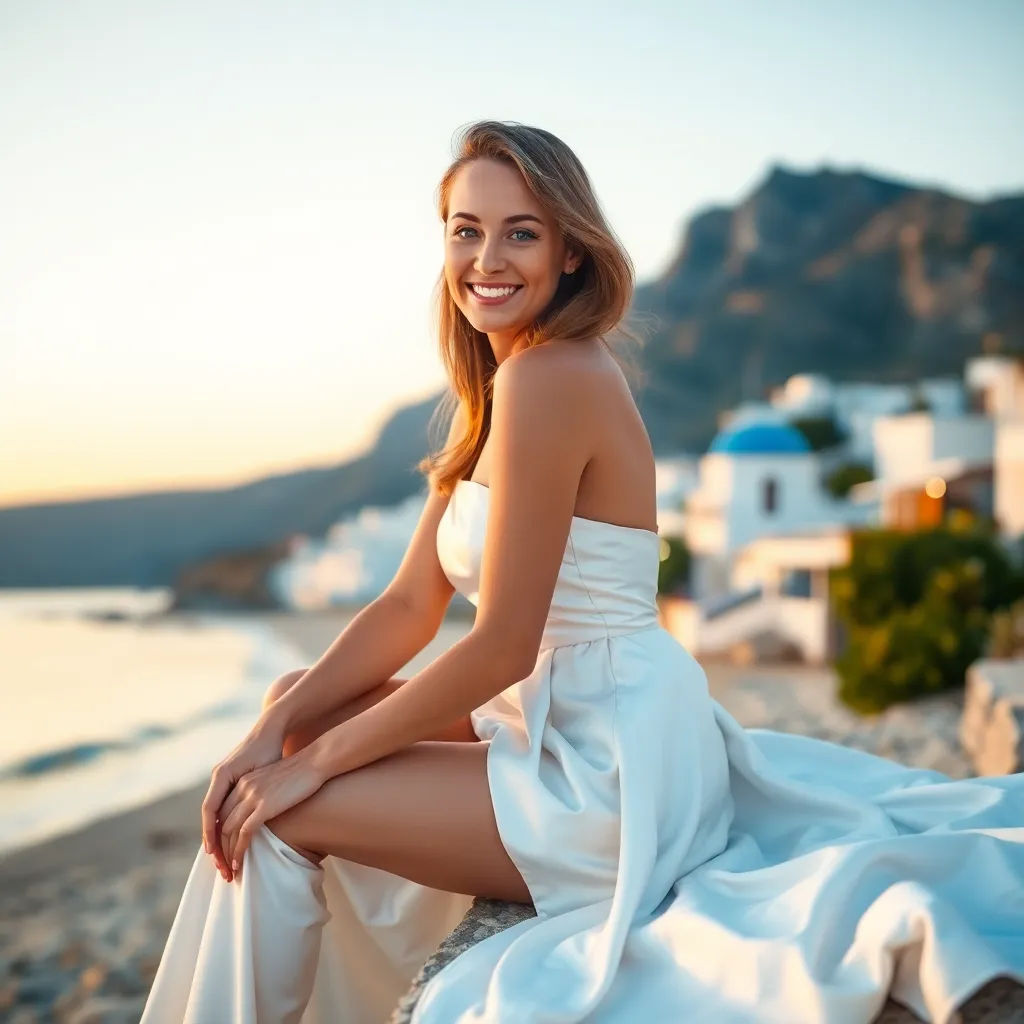 Elle's Grecian Sunset Dream - Image 1